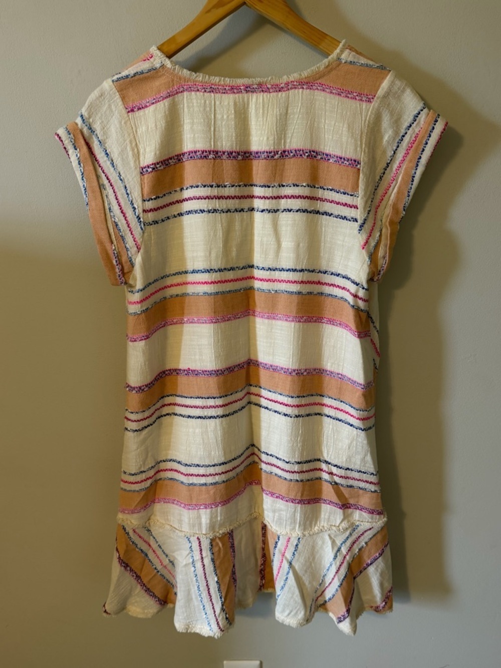 Anthropologie Holding Horses Elira Striped Cotton Tunic Dress - Picture 11 of 11